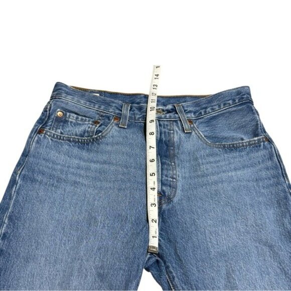 Levi's 501 XX Straight Leg Distressed Blue Jeans – Size 26 | Vintage Butterfly B - Picture 5 of 12